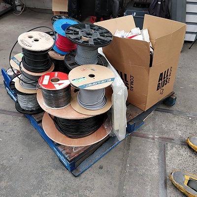 Pallet Lot Of Cable, 1RU Mounting Kits, PowerTran Torodial Transformers