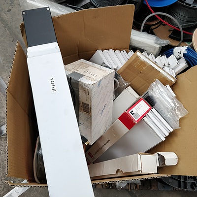 Pallet Lot Of Cable, 1RU Mounting Kits, PowerTran Torodial Transformers