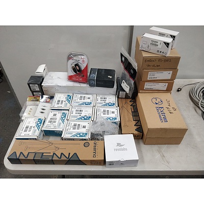 Bulk lot of AV - AKG, Antenna, Cloud, Vogel's, Sony and Extron Electronics