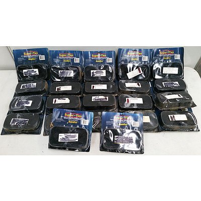 22 HandiRack 2x5 Metre Heavy Duty Webbing Tie-Downs - Spring Loaded Metal Fasteners