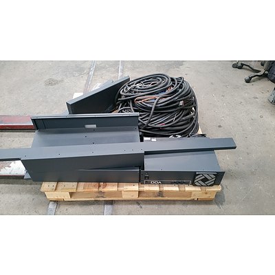 Bulk Lot of Assorted Data & Electrical Cable Including Mounting And Rack Mountable Equipment