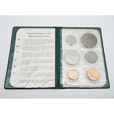 Royal Australian Mint 1982 Six Coin Set - XII Commonwealth Games