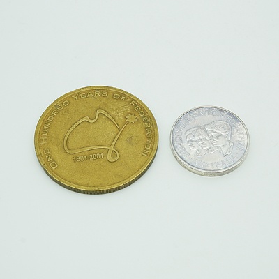 1901-2001 Australian Centenary Medallion and 1788-1988 Australian Bicentenary Medallion