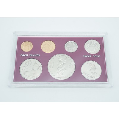 1972 Cook Islands Seven Coin Proof Set