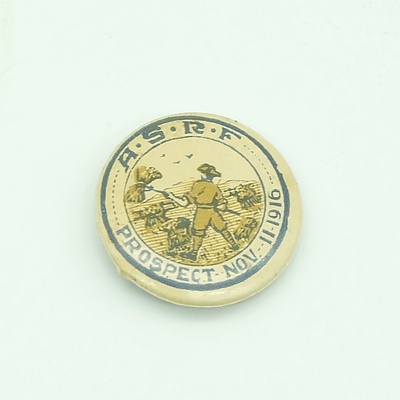 A.S.R.F Prospect SA  - Nov 11 1916 WW1 Badge