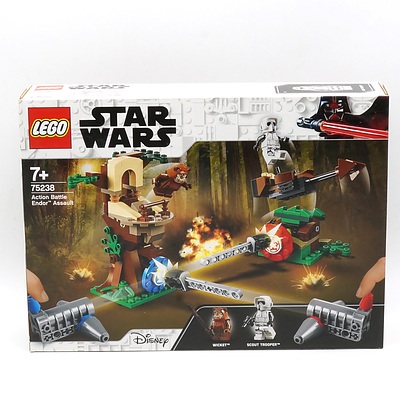 Star Wars Lego 75238 Action Battle Endor Assault, New