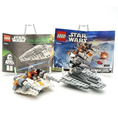 Star Wars Lego 75074 Micro Fighters Series 2 and Republic Assault Ship