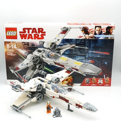 Star Wars Lego 75218 X-Wing Starfighter, with Box and Manuel 