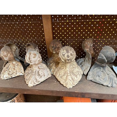 Large Original Clawfoot Bathtub with Eight Extra Claw Feet