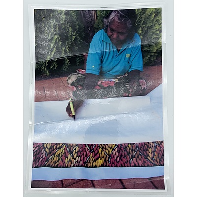 Margaret Turner Petyarre (1945-2008) Wild Yam Dreaming, Acrylic on Canvas