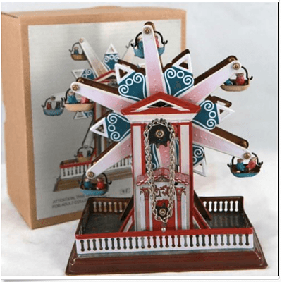 Classic wind-up clockwork Ferris wheel