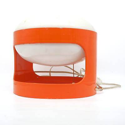 KD27 Orange Table Lamp by Joe Colombo Circa 1960