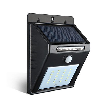 Set of 2 LED Solar Powered Motion Sensor Lights