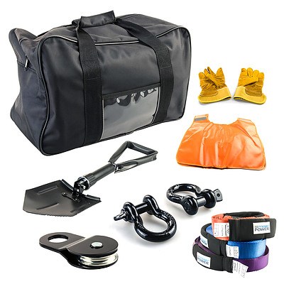 Winch Recovery Kit 10PCS - Brand New - RRP: $279