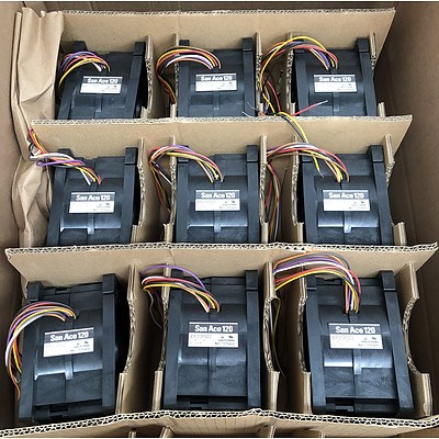 SanAce 120 9CR1212P0G03 Fan Modules - Lot of 18 *Brand New