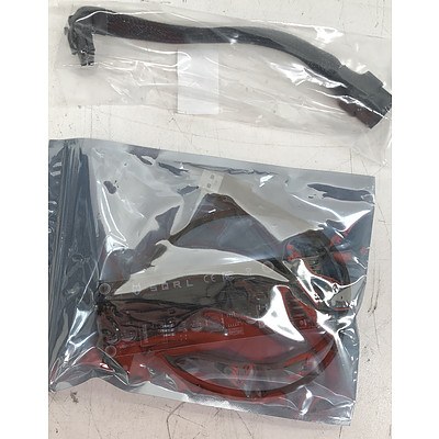 Box of PCIe Risers & PCIe 8-pin to 8-pin Power Cables *Brand New