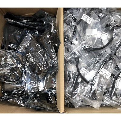 Box of PCIe Risers & PCIe 8-pin to 8-pin Power Cables *Brand New