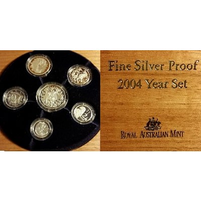 Australia 2004 Fine Silver Proof Year Set