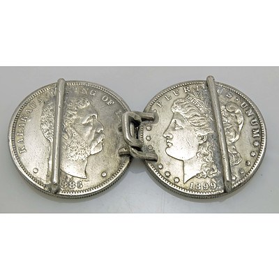 Vintage/Antique Us-Hawaiian Coin Buckle