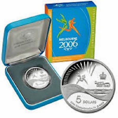 Australia 2006 Silver Proof $5 Melbourne Games