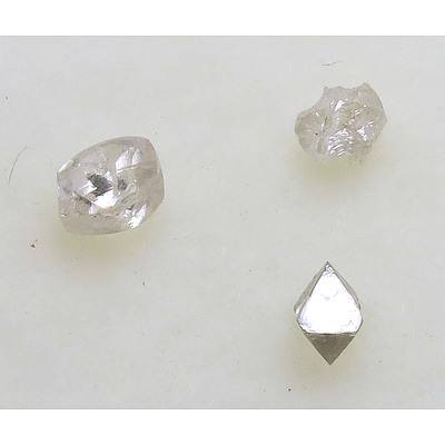 Natural Uncut Diamond Crystals