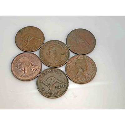 Australia: Mint Flaw Pennies