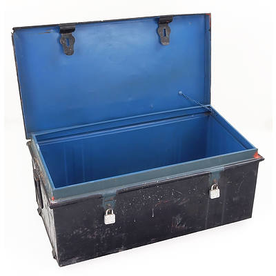 RAF Officer's Field Trunk Marked "Air Commodore Hall"