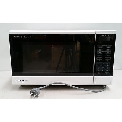 Sharp Carousel R-350Y (W) Inverter Sensor 1200W Microwave Oven