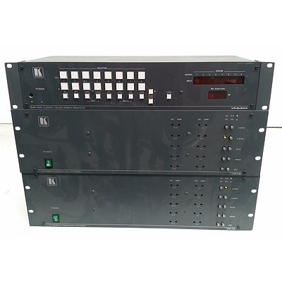 Kramer VP-10 & VP-8x8AK AV Appliances - Lot of Three