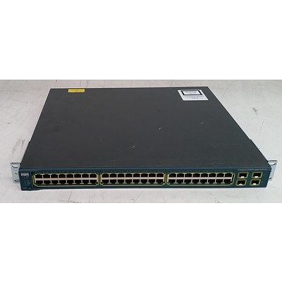Cisco Catalyst (WS-C3560G-48PS-S V08) 3560G Series PoE-48 48-Port Gigabit Managed Switch