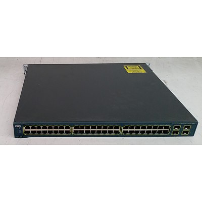 Cisco Catalyst (WS-C3560G-48TS-S V03) 3560G Series 48-Port Gigabit Managed Switch