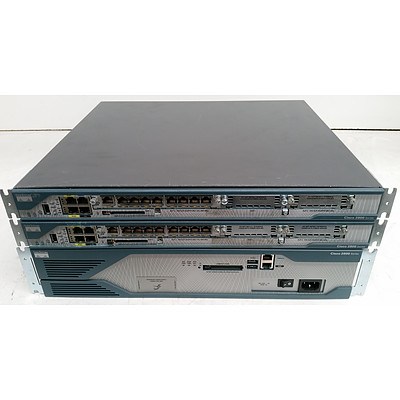 Cisco 2800 Series Integrated Services Router - Lot of Three