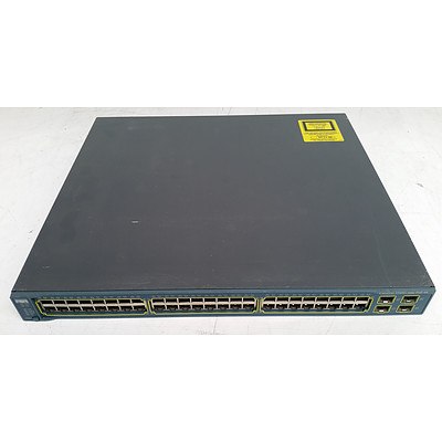 Cisco Catalyst (WS-C3560G-48PS-S V05) 3560G Series PoE-48 48-Port Gigabit Managed Switch