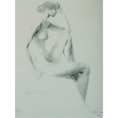 BILLICH Charles (b.1934) 'Pensive Nude' 1981