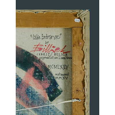 BILLICH Charles (b.1934) 'Lake Entrance' 1975/2015