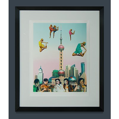 BLAKE Peter (British b.1932) 'The Far East Suite 2013: Dancing Over Shanghai; The Convention of Comic Book Characters Comes to Hong Kong; The Butterfly Man at Raffles Hotel' (3) S/Print Editions 39/100