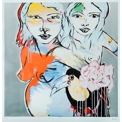 BRITNELL Adrian (b.1967) Girls and Toucan 2014
