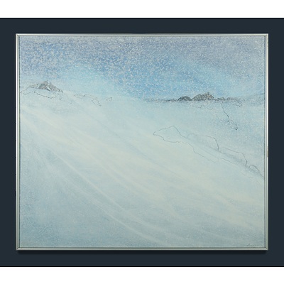 ENDELMANIS Vita (b.1933) Two Works, 'Soft Falling Snow' 1989 & 'Soft Falling Snow 2' 1989