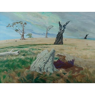 GUTHRIE Tim (1933-1991) 'Manna Gum Death, Northern Tasmania' 1987