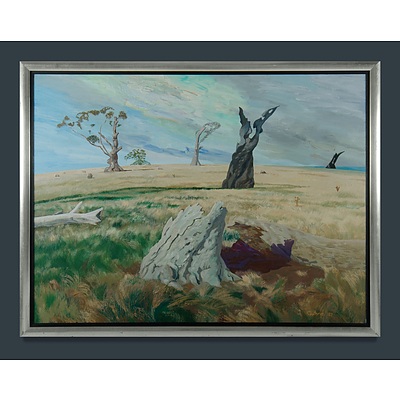 GUTHRIE Tim (1933-1991) 'Manna Gum Death, Northern Tasmania' 1987