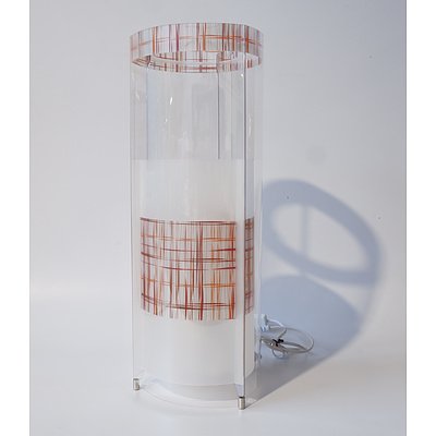 SLAMP Kristall Medium Table Lights Texture - RRP $380 - Brand New