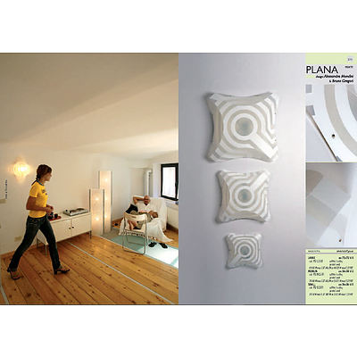 SLAMP Plana Venti Large Wall / Ceiling Lights - RRP $675 - Brand New