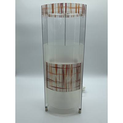 SLAMP Kristall Applique Table Lights in Texture- Lot of Two - RRP $490.00 - Brand New