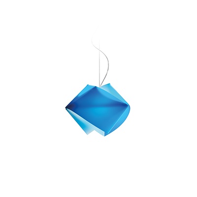 SLAMP Gemmy Glacè/Blue Suspension Lamp - Lot of Nine - RRP $2,970.00 - Brand New