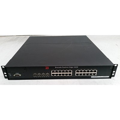 Brocade FastIron Edge X424 24-Port Gigabit Managed Switch