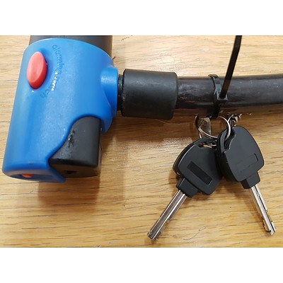 Motorcycle Cable Lock with Alarm