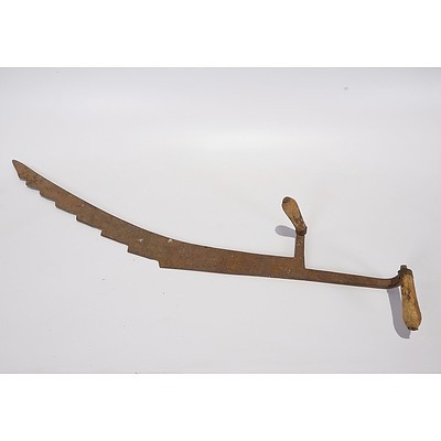 Two-Handled Hay Knife