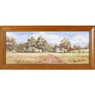  'Homestead Track' - Cathy Pearsall, Oil On Board