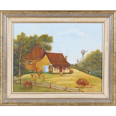  'Relic of The Past' - J Coombes, Oil On Board