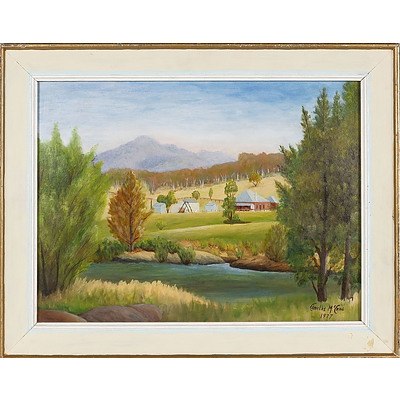  'Bush Scene' - Charles McCrae 1977, Oil On Canvas